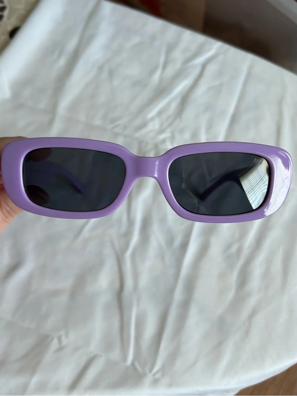 Matt & Nat Kiin-2 Rectangular Sunglasses in Lilac
